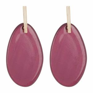 Halogen Organic Resin Earrings 💗